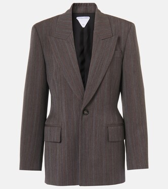 Striped wool blazer | Bottega Veneta