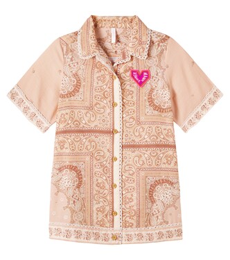 Lucky bandana cotton dress | Zimmermann Kids