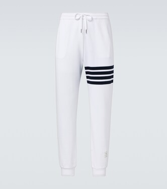 4-Bar cotton jersey sweatpants | Thom Browne