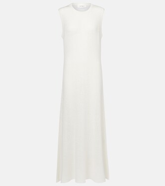 Robe longue Madalena en cachemire et soie | Lisa Yang