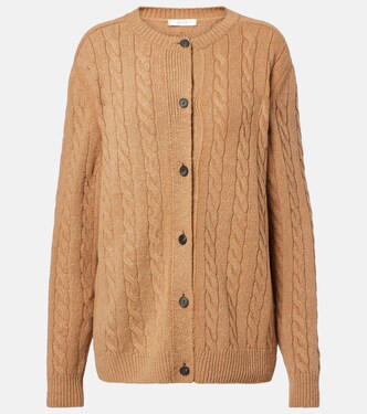 Loneke cable-knit wool cardigan | The Row