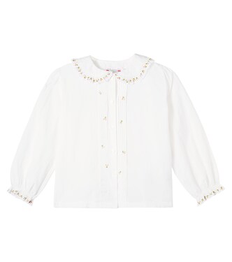 Janeke embroidered cotton blouse | Bonpoint