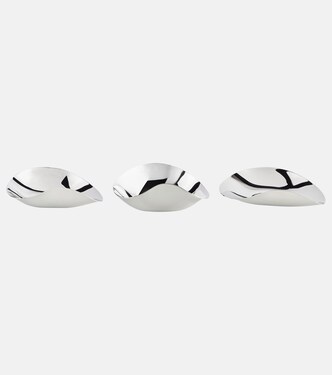Indulgence set of 3 stainless steel snack bowls by Helle Damkjær | Georg Jensen
