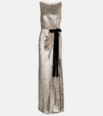 Felicity draped sequined gown | Simkhai
