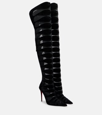 Circus Max Botta Alta 100 over-the-knee boots | Christian Louboutin