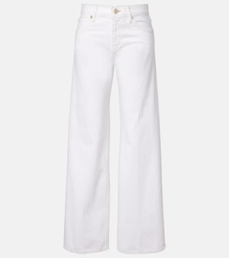 Bubble mid-rise wide-leg jeans | Frame