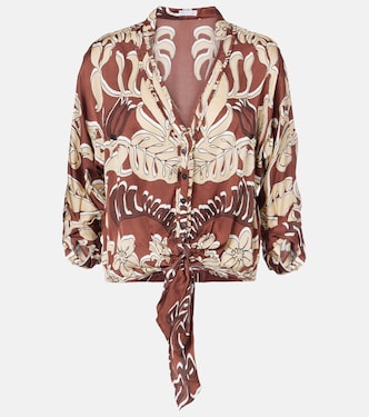 Azia printed top | Poupette St Barth
