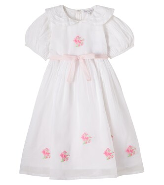 Rose embroidered dress | Bebe Organic