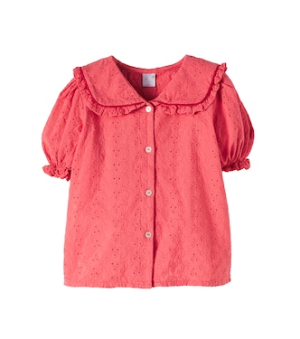 Broderie anglaise cotton blouse | Pepa London