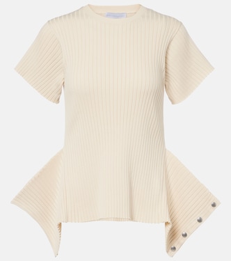 Ribbed-knit cotton top | Stella McCartney