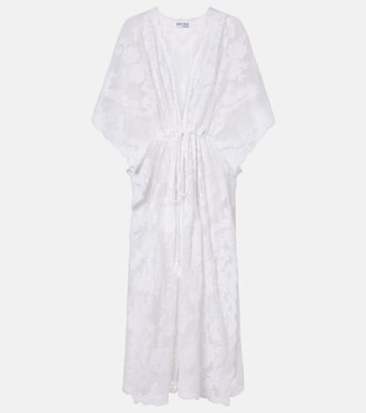 Caftano in cotone con ricamo | Juliet Dunn