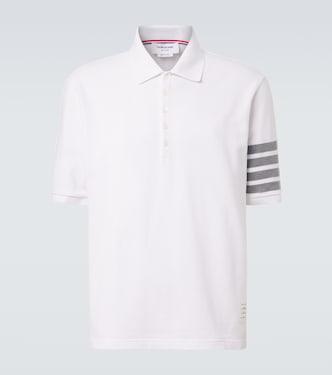 4-Bar cotton polo shirt | Thom Browne