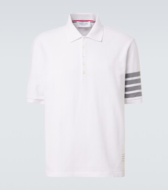 4-Bar cotton polo shirt | Thom Browne