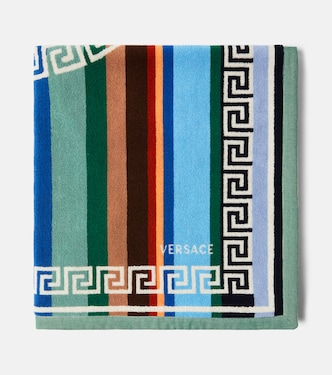 条纹棉质毛巾 | Versace Home