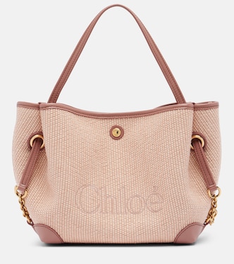 Bolso Small de rafia con piel | Chloé