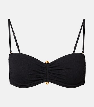 Top de bikini bandeau Nika adornado | ViX Paula Hermanny