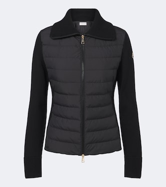 Cardigan aus Wolle mit Daunen | Moncler