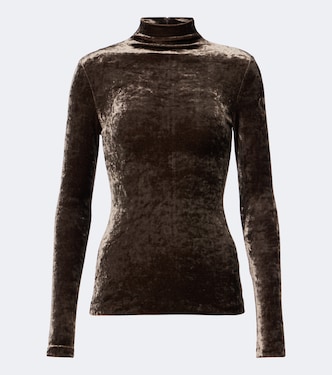 Ilene velour top | Ralph Lauren Collection