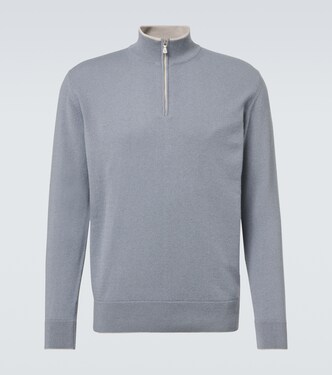 Cashmere half-zip sweater | Eleventy