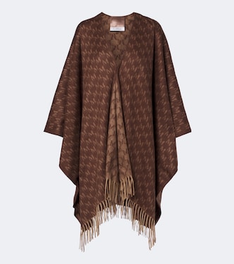 Fringed camel hair shawl | Max Mara