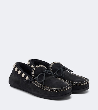 Fitza shearling-lined suede loafers | Isabel Marant