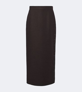 Virgin wool maxi skirt | Max Mara