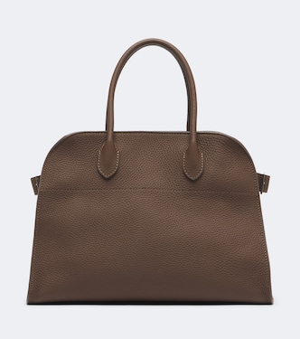 Soft Margaux 12 leather top-handle bag | The Row