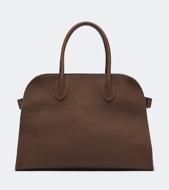 Soft Margaux 12 leather top-handle bag | The Row