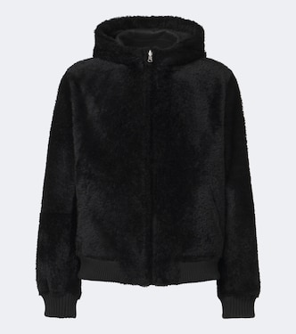 Novel reversible hooded shearling jacket | Arma