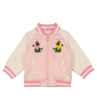 Embroidered satin jacket | Stella McCartney Kids