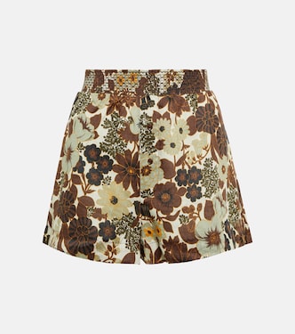 Constantine floral ramie shorts | SIR