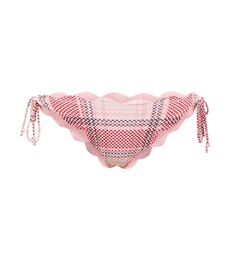 Mott checked reversible bikini bottoms | Marysia
