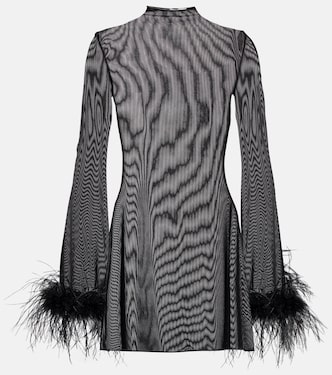 Minikleid mit Federn | Oséree