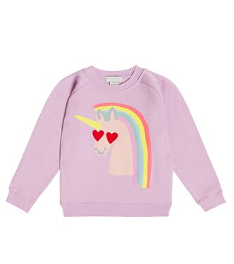 Sweat-shirt imprimé en coton | Stella McCartney Kids