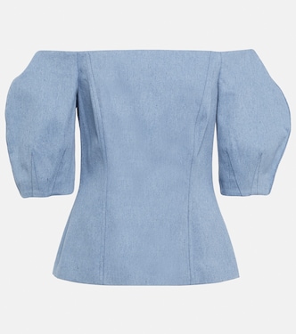 Ellen off-shoulder cotton top | Gabriela Hearst