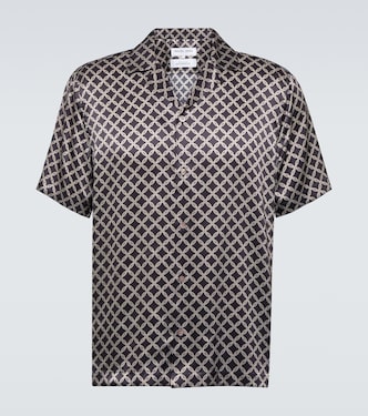 Roberto printed silk bowling shirt | Frescobol Carioca