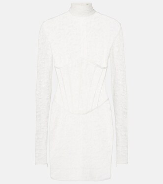 Isadora mockneck lace minidress | The New Arrivals Ilkyaz Ozel