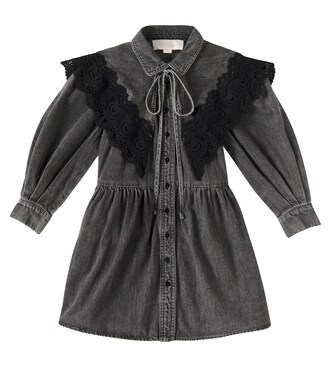 Robe en coton à dentelle | Petite Amalie  