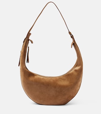 Augustina suede shoulder bag | Khaite