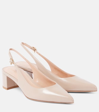 45 leather slingback pumps | Gianvito Rossi