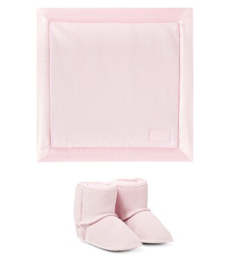 Baby Set aus Schuhen aus Leder und Decke | UGG Kids