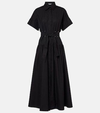 Agoraio pleated cotton shirt dress | Max Mara