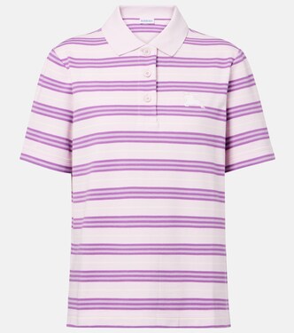 Icon Stripe cotton polo shirt | Burberry