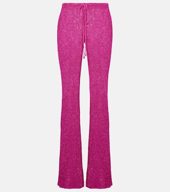 Pantalon évasé Liz à sequins | Bananhot