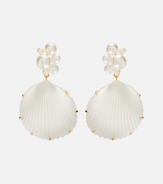 Pendientes Sela con perlas sintéticas | Jennifer Behr