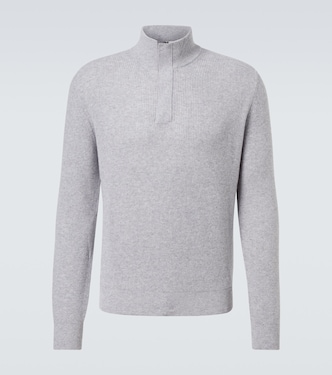 Waffle-knit wool and cashmere sweater | Canali