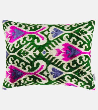 Silk and cotton cushion | Les-Ottomans