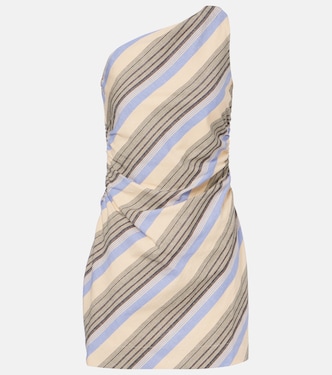 فستان قصير من القطن والكتان Marga | Faithfull