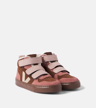V-10 suede high-top sneakers | Veja Kids