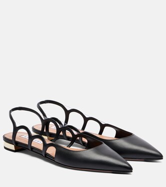 Ballerines slingback Endless Love en cuir | Aquazzura